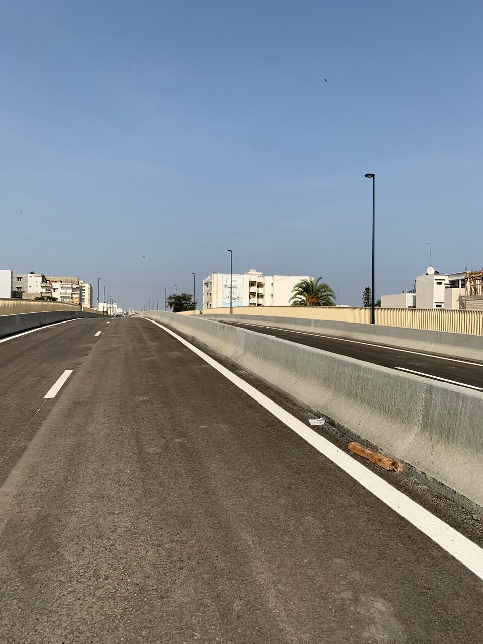 Ce projet majeur consiste en l’installation de 89 candélabres de 7 mètres de hauteur, chacun étant équipé de lampes de 78W pour garantir un éclairage optimal sur le Pont de Front de Terre.